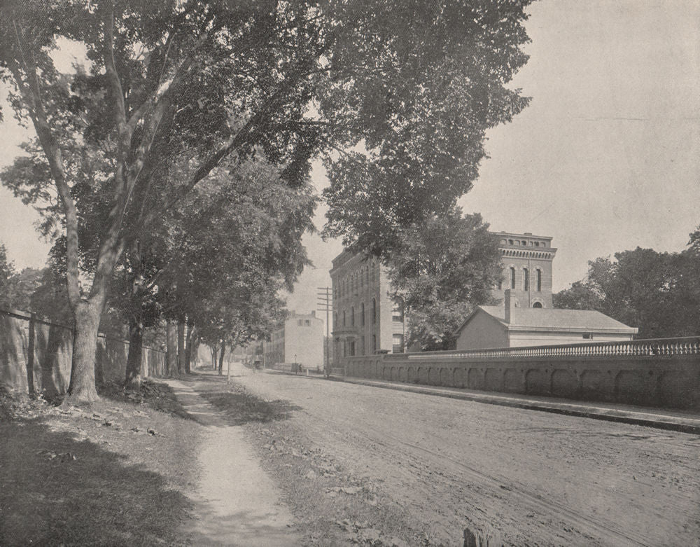 Sheffield Hall, Yale College, New Haven, Connecticut. Scientific School 1895
